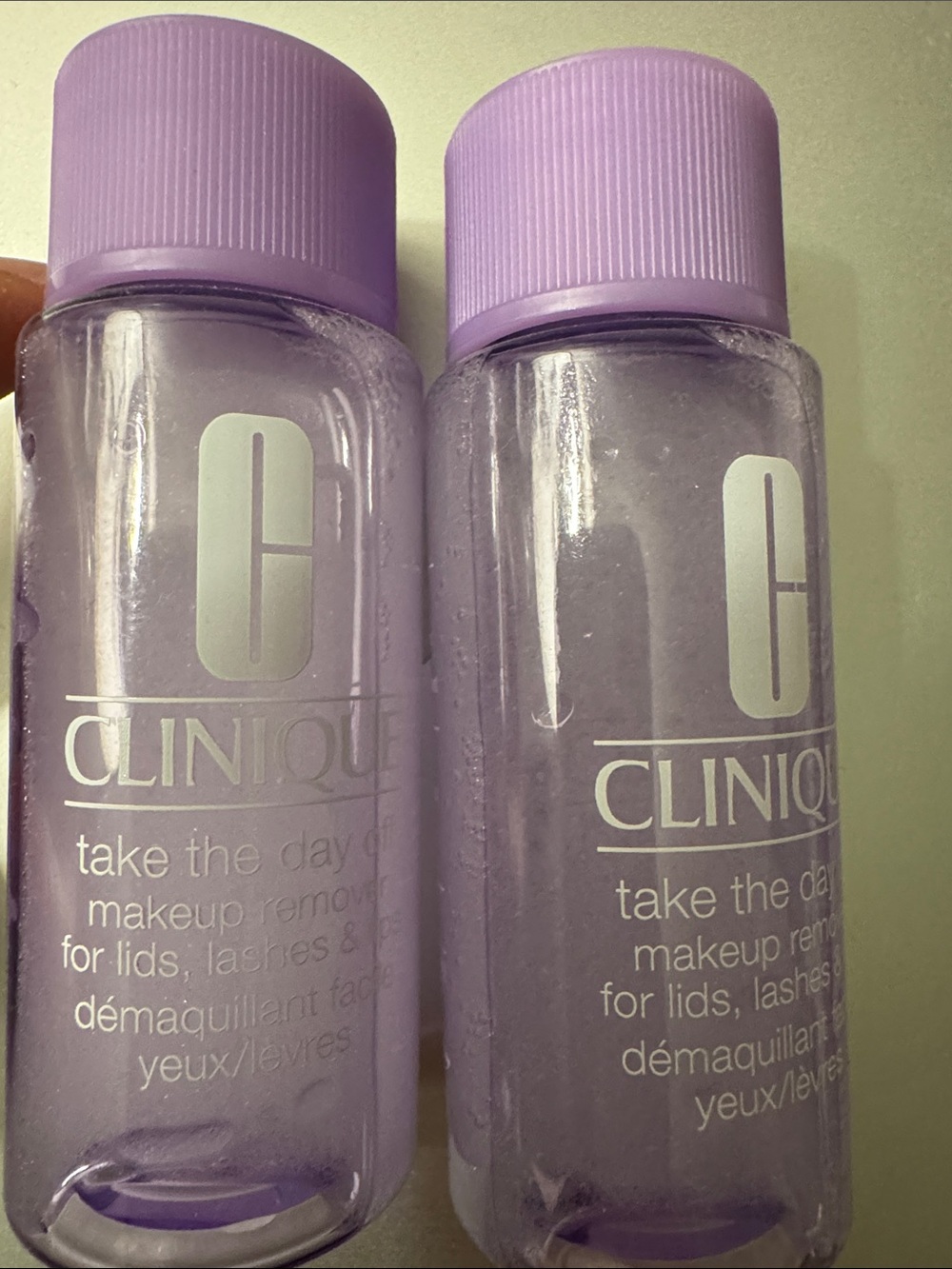 Clinique Lavender Travel Makeup Remover Duo